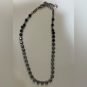 Sabika small black stone necklace.